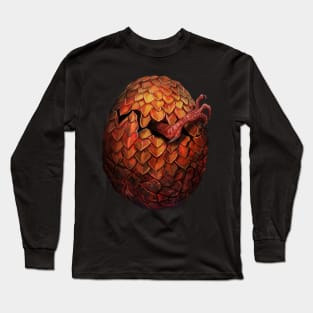 Red Dragon Egg Hatching Long Sleeve T-Shirt